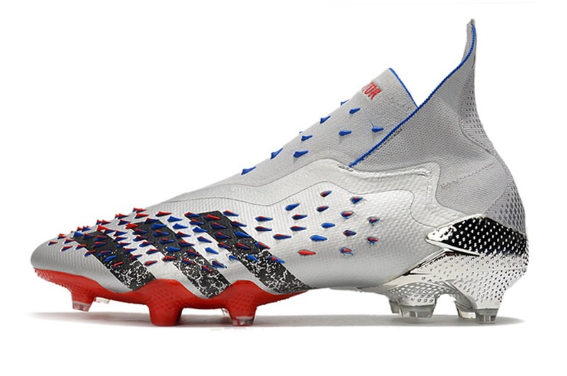 Adidas Predator Freak+ FG Showpiece - Silver / Black/ Red / Blue