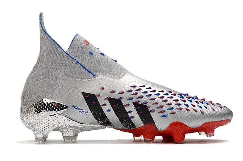 Adidas Predator Freak+ FG Showpiece - Silver / Black/ Red / Blue
