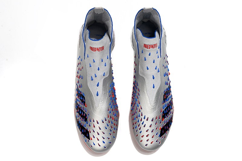 Adidas Predator Freak+ FG Showpiece - Silver / Black/ Red / Blue