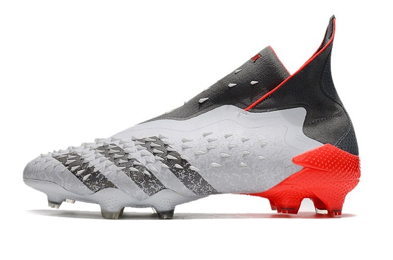 Adidas Predator Freak+ FG WhiteSpark - White/Iron Metal/Solar Red