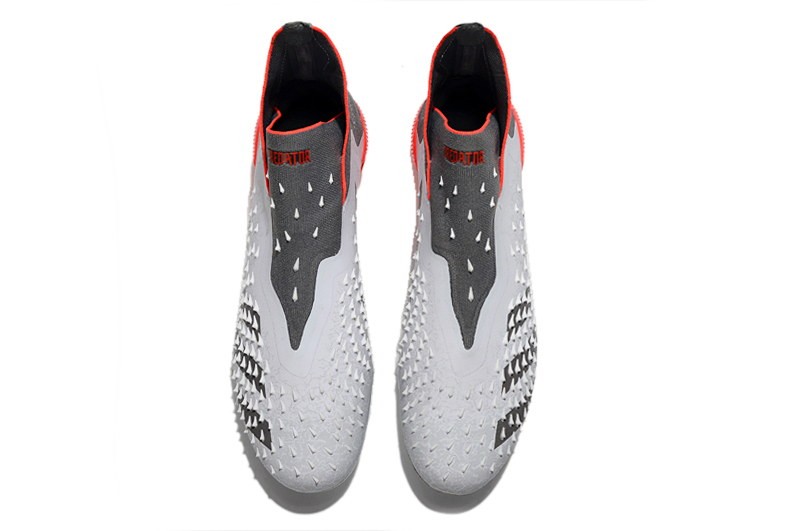 Adidas Predator Freak+ FG WhiteSpark - White/Iron Metal/Solar Red