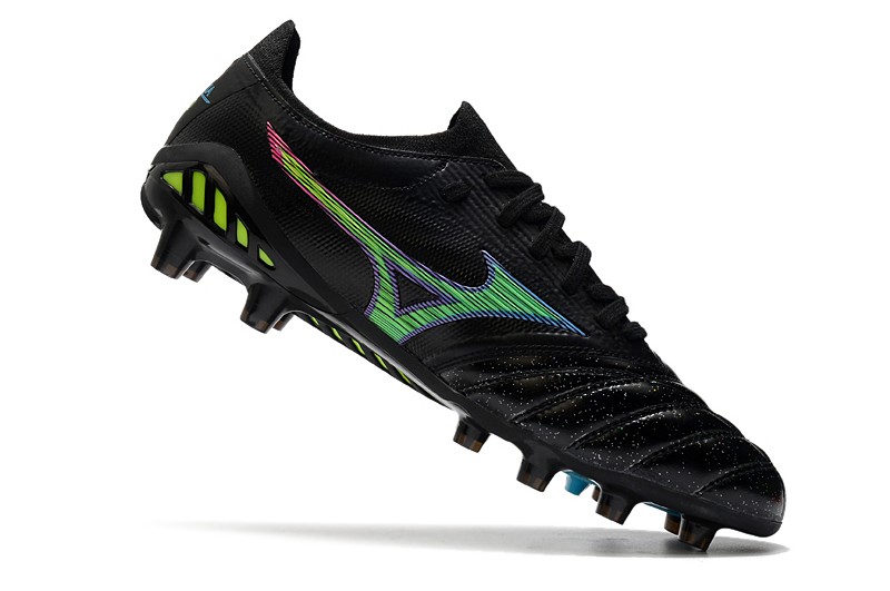 Mizuno Morelia Neo III Beta Japan Fg Cyber Pack - Black / Blue Atoll