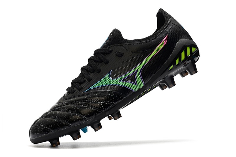 Mizuno Morelia Neo III Beta Japan Fg Cyber Pack - Black / Blue Atoll