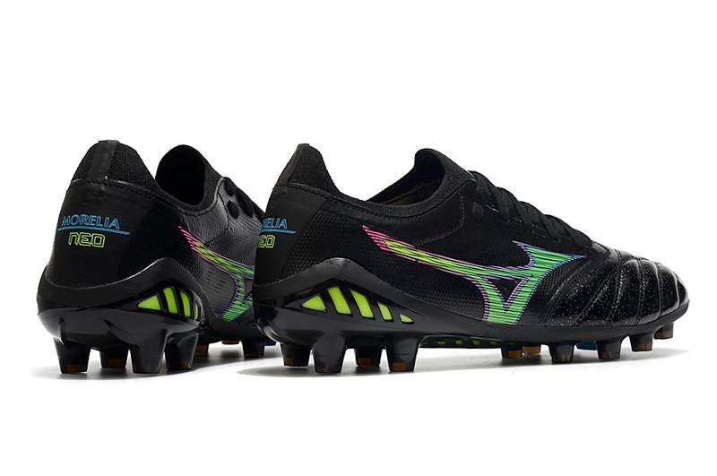 Mizuno Morelia Neo III Beta Japan Fg Cyber Pack - Black / Blue Atoll