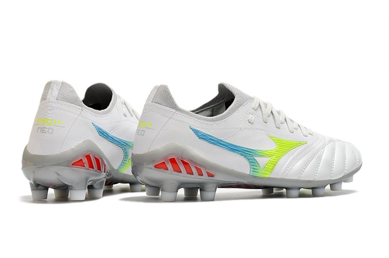 Mizuno Morelia Neo III Beta Japan Fg - White / Safety Yellow