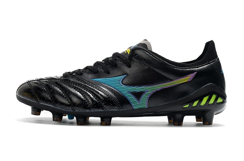 Mizuno Morelia Neo III Japan Fg Cyber Pack - Black / Blue Atoll