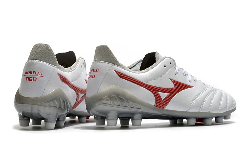 Mizuno Morelia Neo III Japan Fg - White / Grey / Red