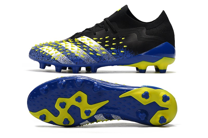 Adidas Predator Freak.1 Low AG - Blue / Core Black / White / Yellow