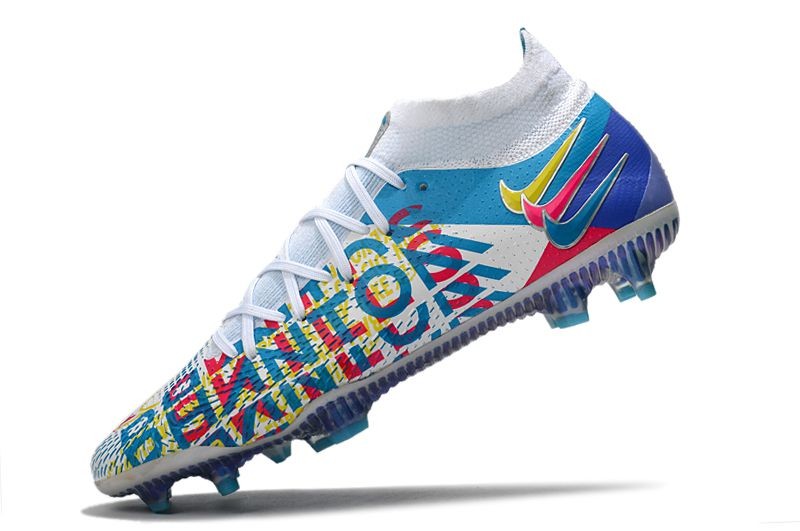 Nike Phantom GT Elite DF 3D FG - Chlorine Blue / Pink Blast / Opti Yellow