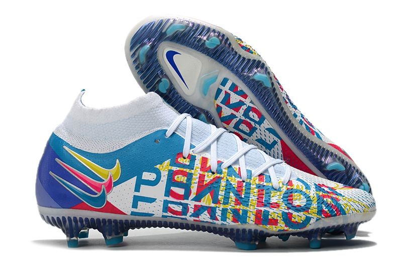 Nike Phantom GT Elite DF 3D FG - Chlorine Blue / Pink Blast / Opti Yellow