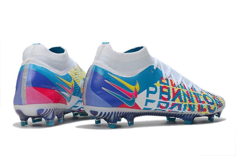 Nike Phantom GT Elite DF 3D FG - Chlorine Blue / Pink Blast / Opti Yellow