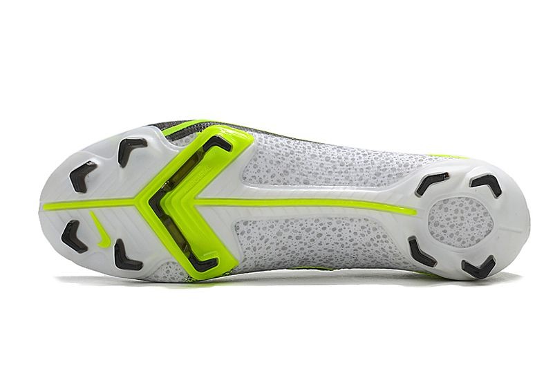 Nike Football Vapor 14 Elite FG - Silver Safari White/Black/Volt