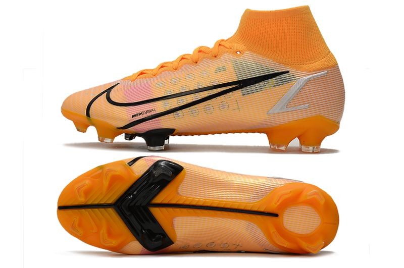 Nike Mercurial Superfly 8 Elite SG - Orange / Black / Multicolor