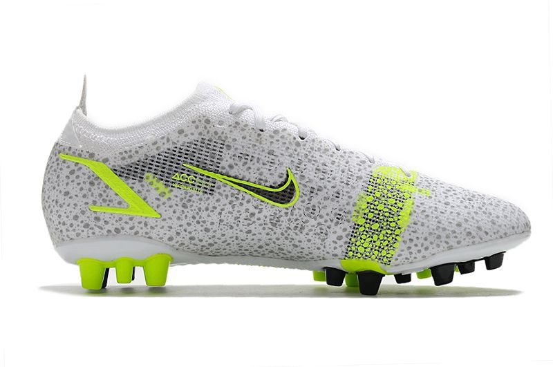 Nike Mercurial Vapor 14 Elite AG - White Black Metallic Silver Volt