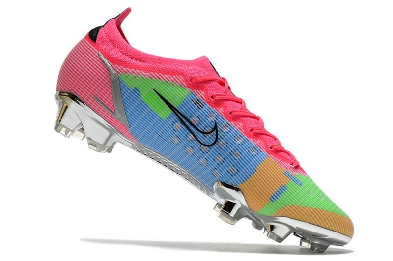 Nike Mercurial Vapor 14 Elite FG - White Black Pink Mulitcolor Silver