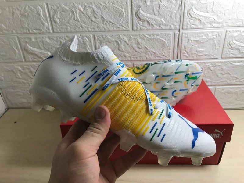 Puma Future Z 1.1 FG/AG Neymar Copa America - White / Yellow / Blue
