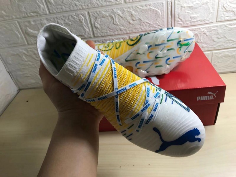 Puma Future Z 1.1 FG/AG Neymar Copa America - White / Yellow / Blue