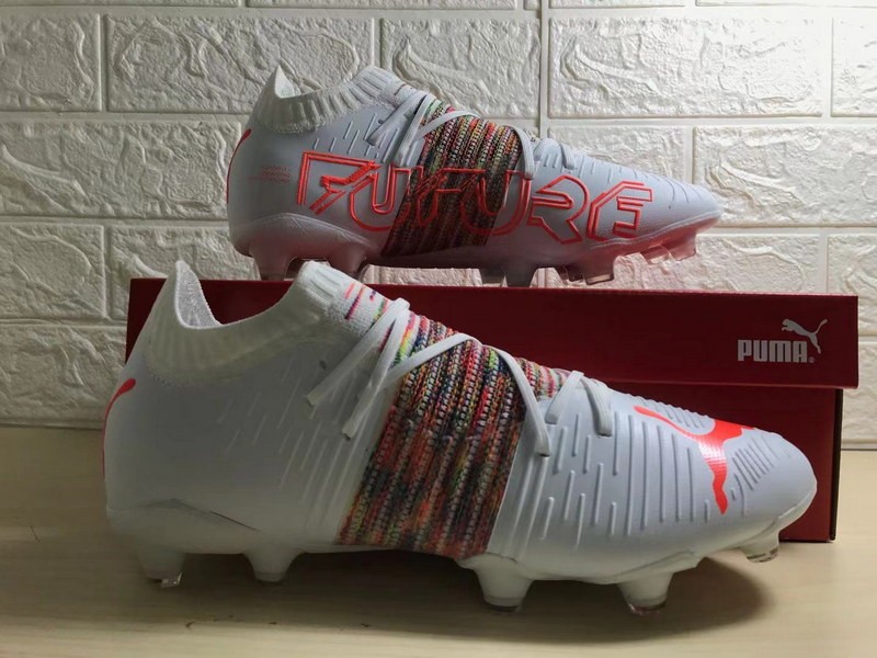 Puma Future Z 1.1 FG/AG Spectra - White / Red Blast