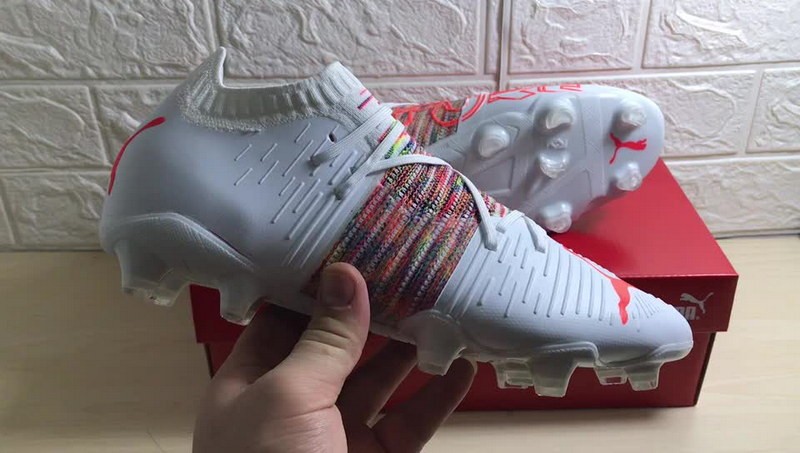 Puma Future Z 1.1 FG/AG Spectra - White / Red Blast