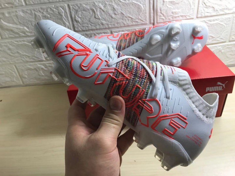 Puma Future Z 1.1 FG/AG Spectra - White / Red Blast