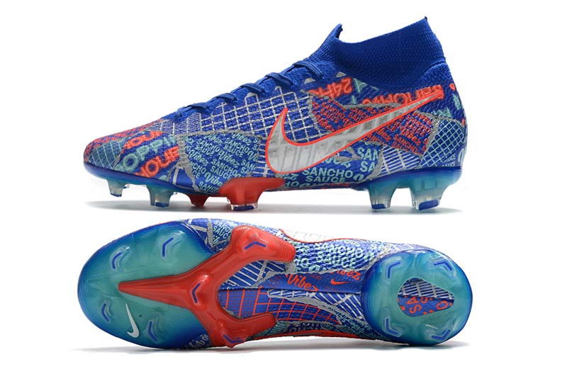 Nike Mercurial Superfly 7 Elite SE11 Jordan Sancho FG - Racer Blue / White