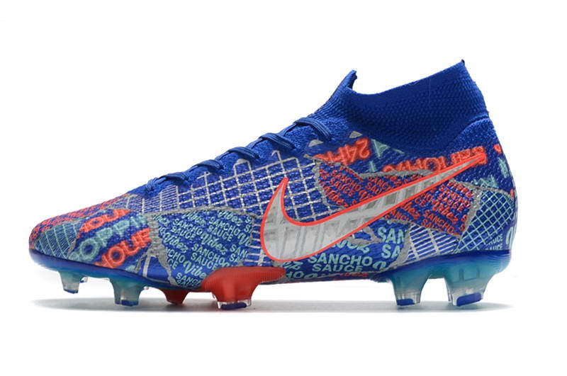 Nike Mercurial Superfly 7 Elite SE11 Jordan Sancho FG - Racer Blue / White