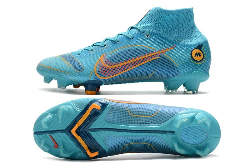 Nike Mercurial Superfly 8 Elite FG 'Blueprint' - Chlorine Blue / Orange / Marina