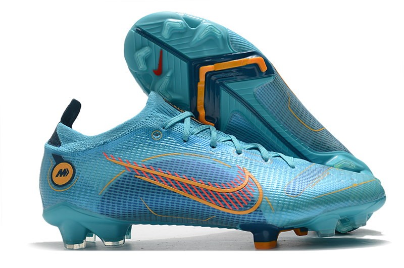 Nike Mercurial Vapor 14 Elite FG 'Blueprint' - Chlorine Blue / Orange / Marina