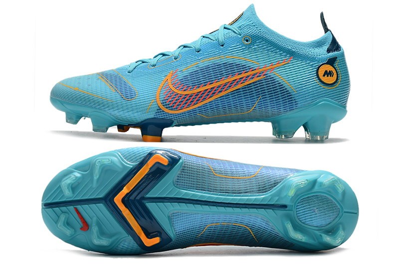 Nike Mercurial Vapor 14 Elite FG 'Blueprint' - Chlorine Blue / Orange / Marina