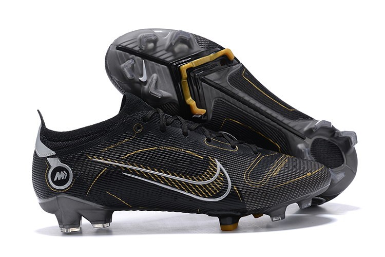 Nike Mercurial Vapor 14 Elite FG 'Shadow Black' - Black / Gold / Silver