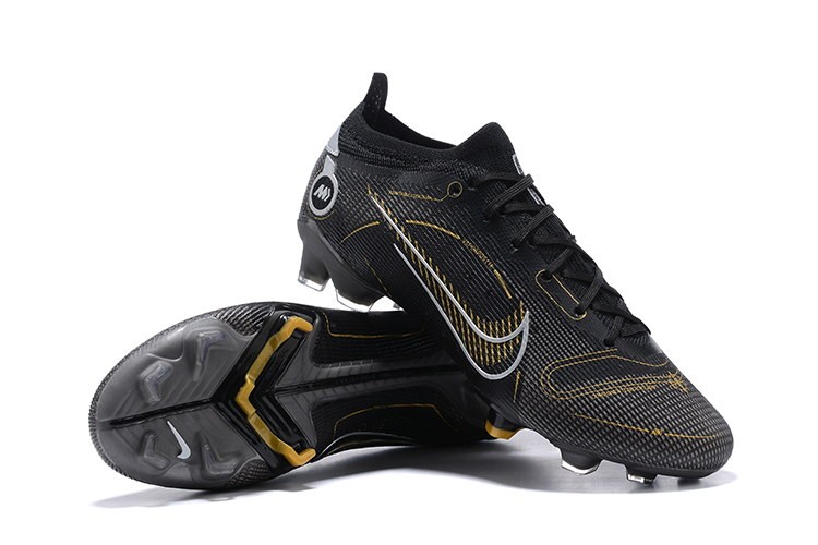 Nike Mercurial Vapor 14 Elite FG 'Shadow Black' - Black / Gold / Silver