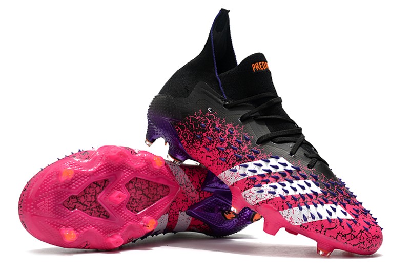 Adidas Predator Freak.1 FG - Core Black / White / Shock Pink