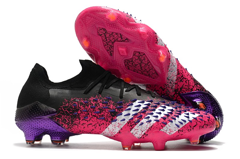 Adidas Predator Freak.1 Low FG - Core Black / White / Shock Pink
