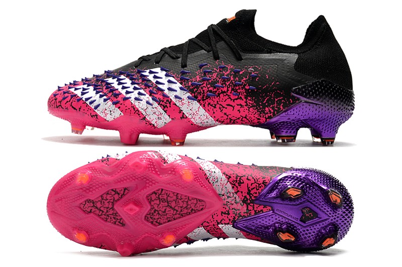 Adidas Predator Freak.1 Low FG - Core Black / White / Shock Pink