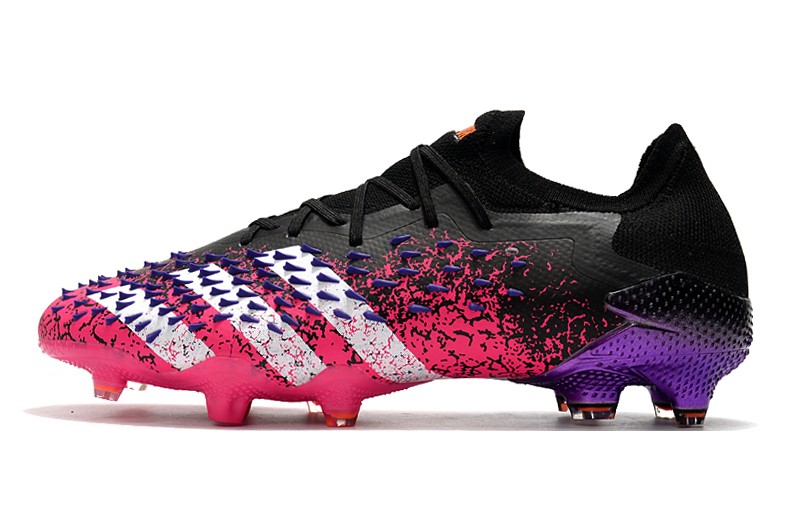 Adidas Predator Freak.1 Low FG - Core Black / White / Shock Pink