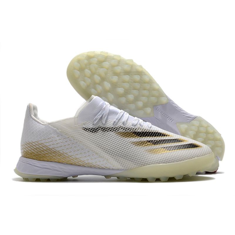 Adidas X Ghosted .1 TF - White/Core Black/Metallic Gold Melange