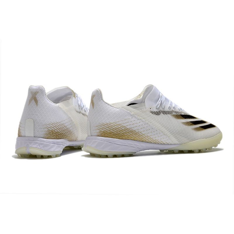 Adidas X Ghosted .1 TF - White/Core Black/Metallic Gold Melange