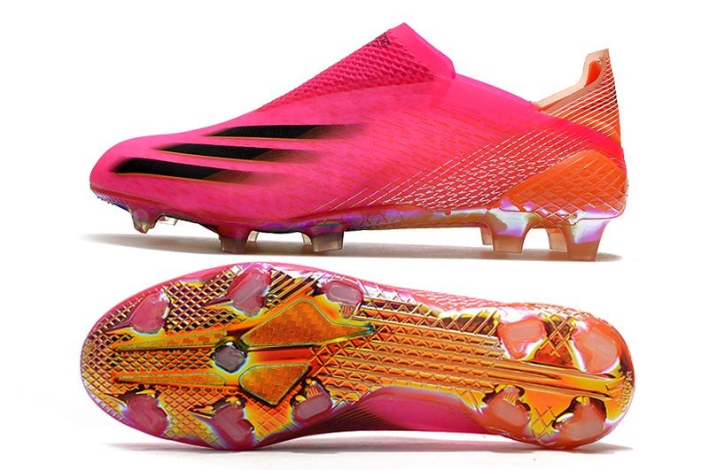 Adidas X Ghosted+ FG - Shock Pink / Core Black / Screaming Orange