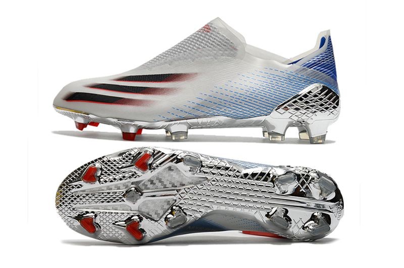 Adidas X Ghosted+ FG - Silver Metallic / Core Black / Shock Pink