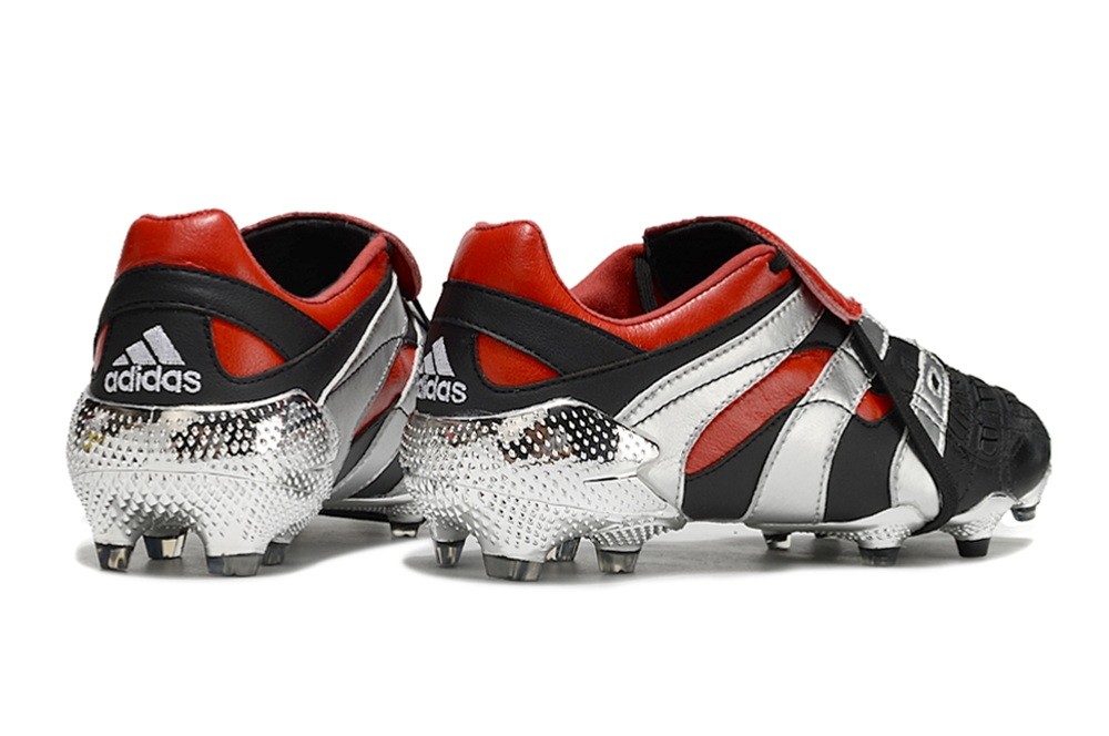 Adidas Predator Accelerator 25th Anniversary FG - Black/Metallic Silver/Red
