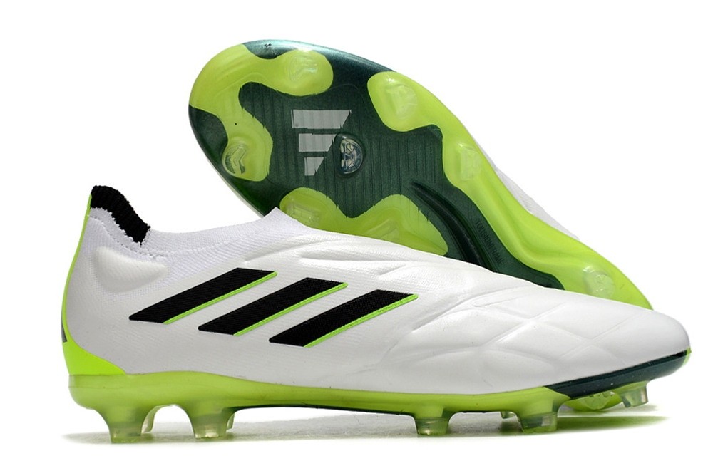 Adidas Copa Pure+ Laceless FG Crazyrush Pack - Footwear White/Core Black/Lucid Lemon