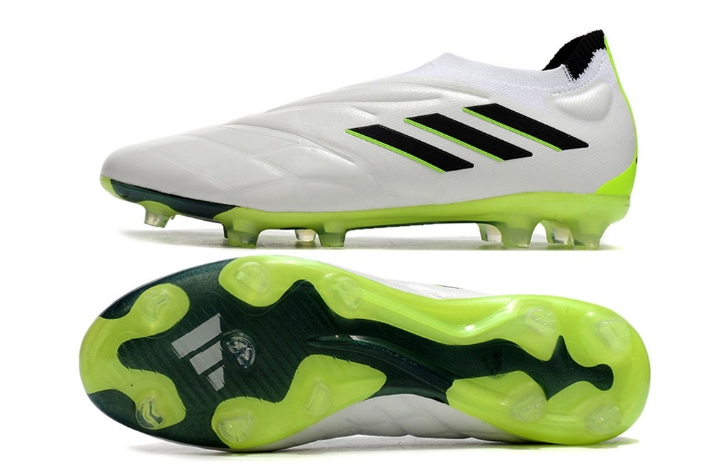 Adidas Copa Pure+ Laceless FG Crazyrush Pack - Footwear White/Core Black/Lucid Lemon