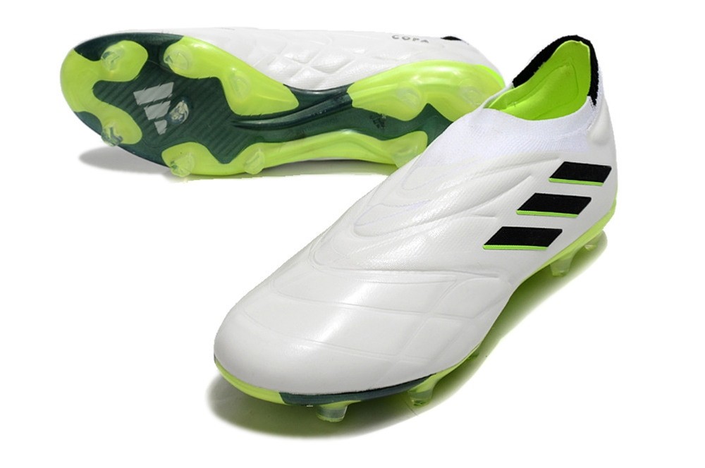 Adidas Copa Pure+ Laceless FG Crazyrush Pack - Footwear White/Core Black/Lucid Lemon
