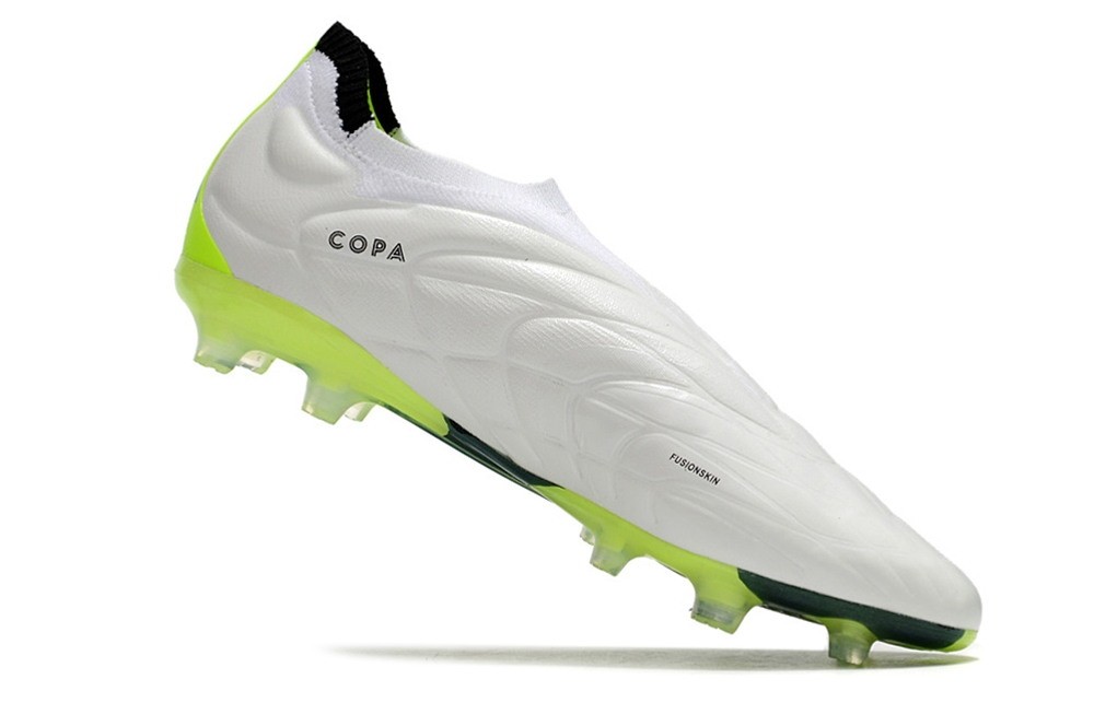 Adidas Copa Pure+ Laceless FG Crazyrush Pack - Footwear White/Core Black/Lucid Lemon