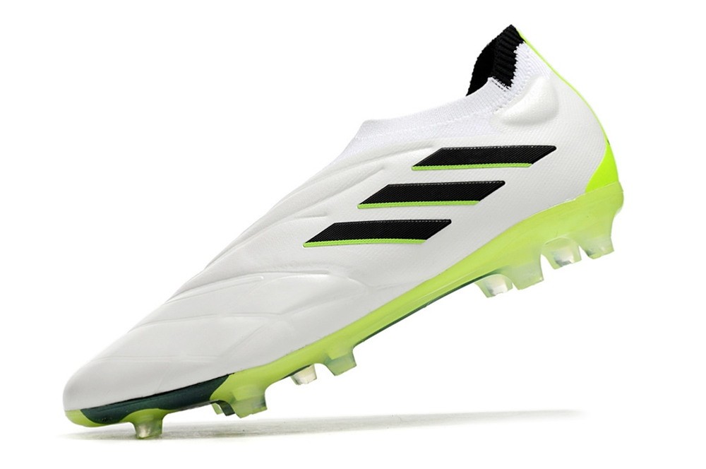 Adidas Copa Pure+ Laceless FG Crazyrush Pack - Footwear White/Core Black/Lucid Lemon