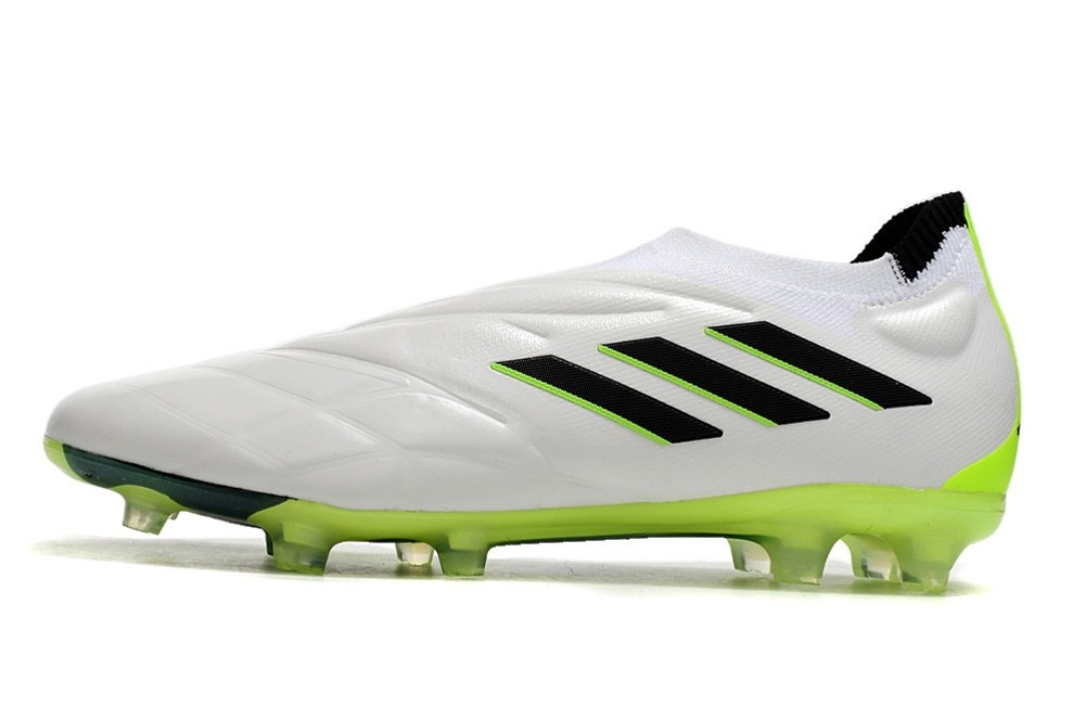 Adidas Copa Pure+ Laceless FG Crazyrush Pack - Footwear White/Core Black/Lucid Lemon