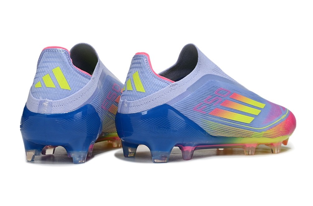 Adidas F50 Celestial Victory Elite Laceless FG - Blue Fusion/Lucid Lemon/Lucid Pink