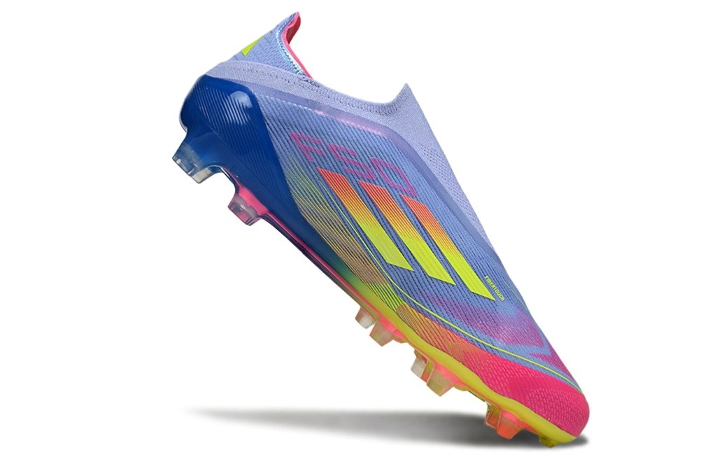 Adidas F50 Celestial Victory Elite Laceless FG - Blue Fusion/Lucid Lemon/Lucid Pink