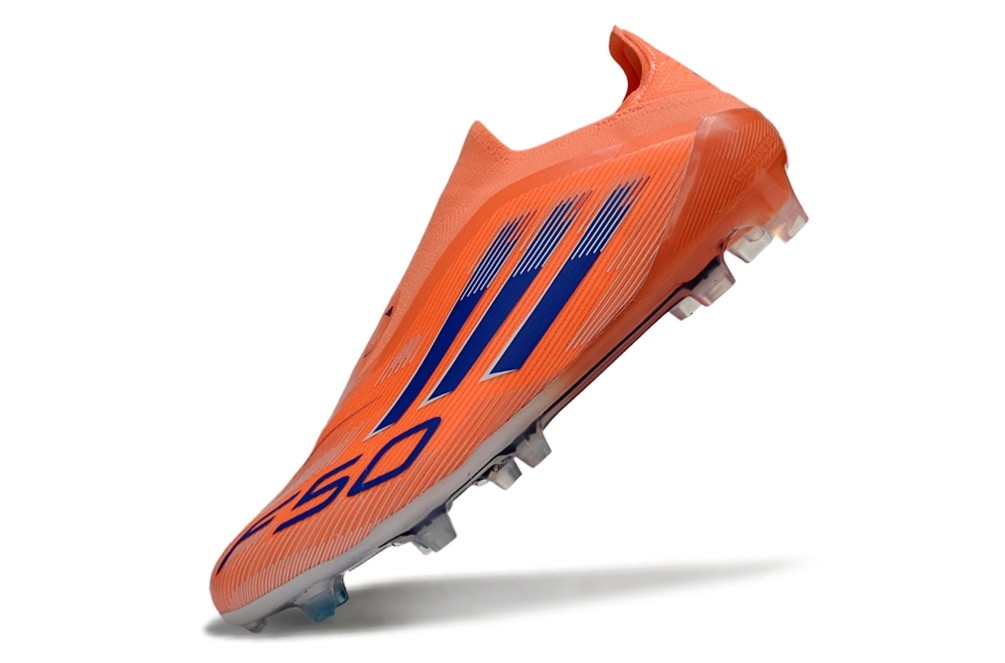 Adidas F50 Coral Blaze Elite Laceless FG - Beam Orange/Lucid Blue