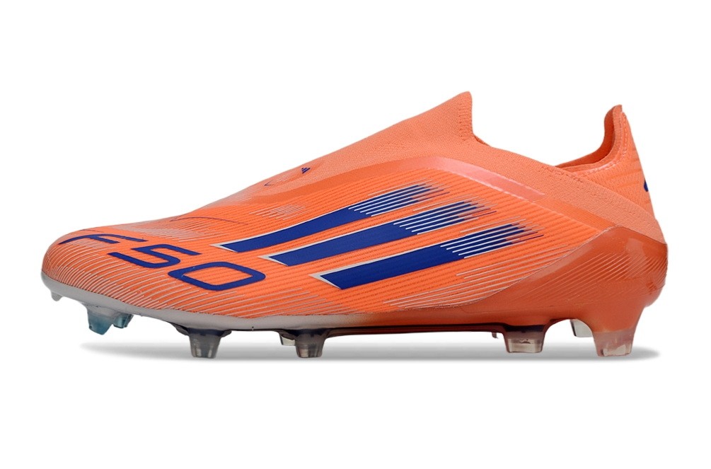 Adidas F50 Coral Blaze Elite Laceless FG - Beam Orange/Lucid Blue